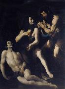 CARACCIOLO, Giovanni Battista Lamentation of Adam and Eve on the Dead Abel France oil painting artist